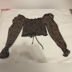 Floral crop top